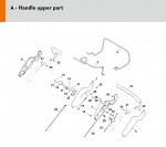 Stihl MB 650.0 VR Vario Drive Mulching Lawn Mower Spare Parts